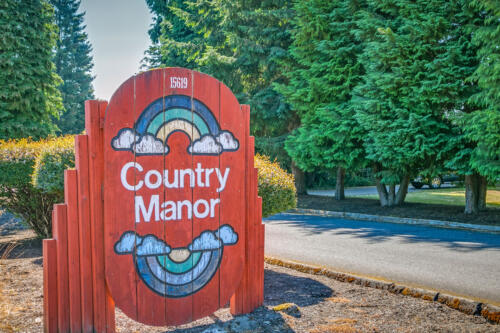 Country Manor Entrance Sign
